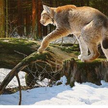 Схема вышивки «Охота. Сергей Трухан»