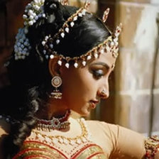 Схема вышивки «Индианка»