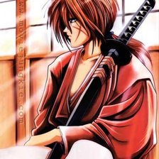 Схема вышивки «самурай х»