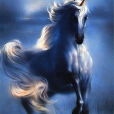 Схема вышивки «единорог 2»