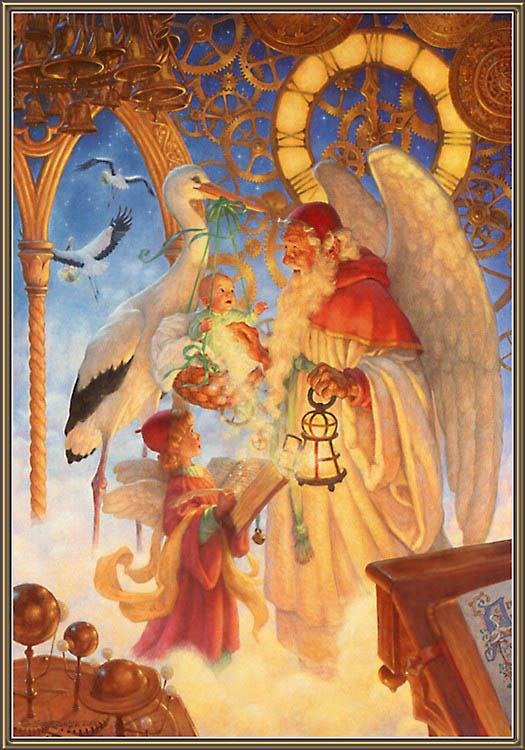 Чудо - дети, аист - оригинал