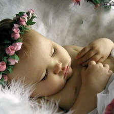 Схема вышивки «ангел»