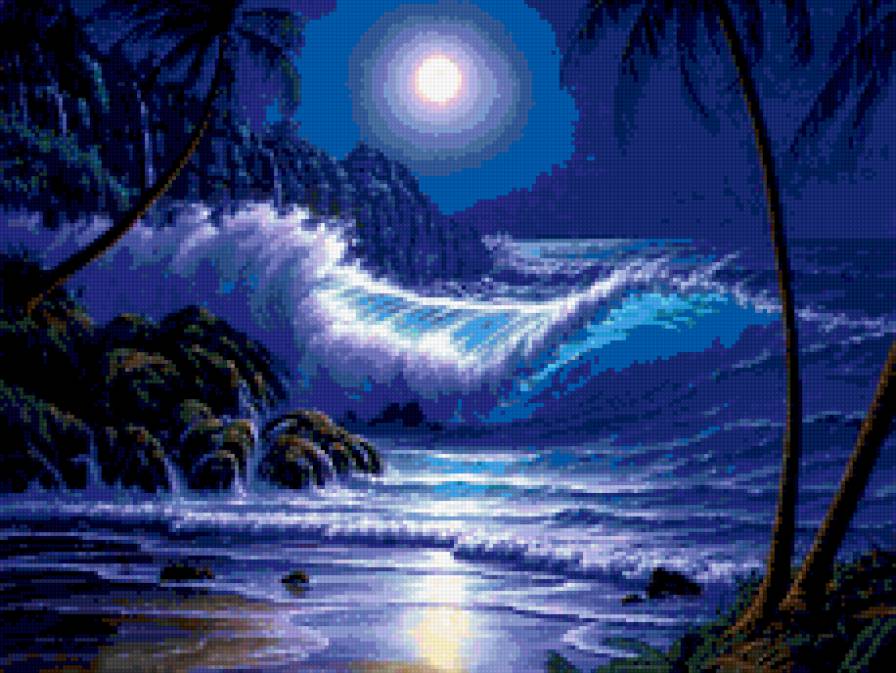 вечер на море - лето, природа, вода - предпросмотр