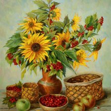 Схема вышивки «натюрморт»