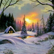 Схема вышивки «Хутор»