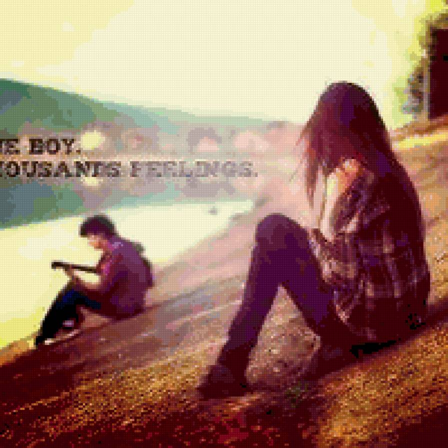 One boy thousand feelings - love - предпросмотр