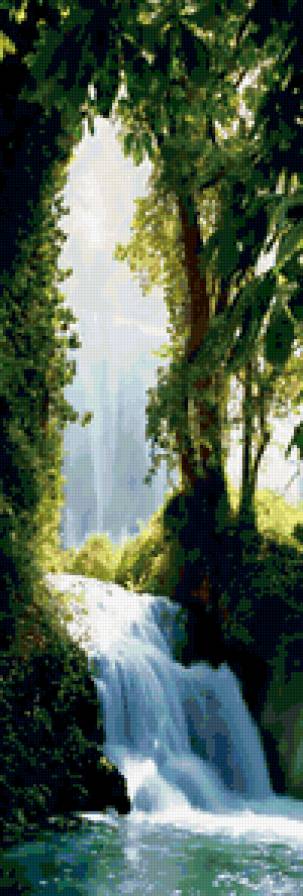 Водопад - умиворение, вода, водопад, природа - предпросмотр