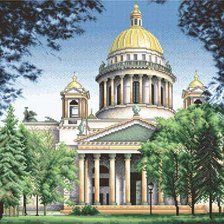 Схема вышивки «Исаакиевский собор»