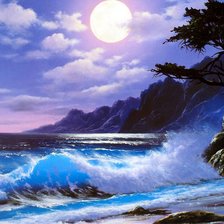 Схема вышивки «Морской прибой»