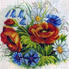 Схема вышивки «Букет»