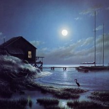 Схема вышивки «Причал»