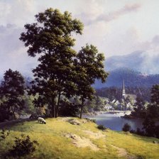 Схема вышивки «Величественная сосна»