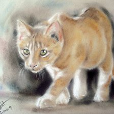 Схема вышивки «Котейка»