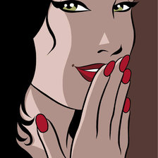 Схема вышивки «женский образ»