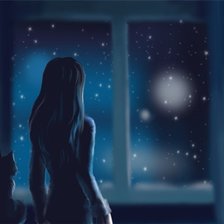 Схема вышивки «Вид из окна»