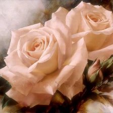 Схема вышивки «цветы»