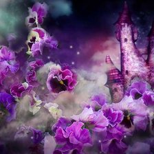 Схема вышивки «цветы»