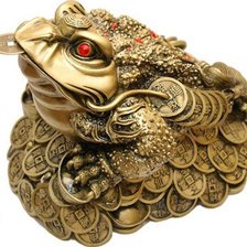 Схема вышивки «Денежная лягушка»