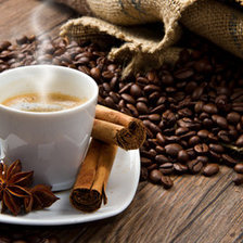 Схема вышивки «кофе»