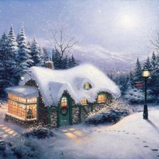 Схема вышивки «Безмолвная ночь»