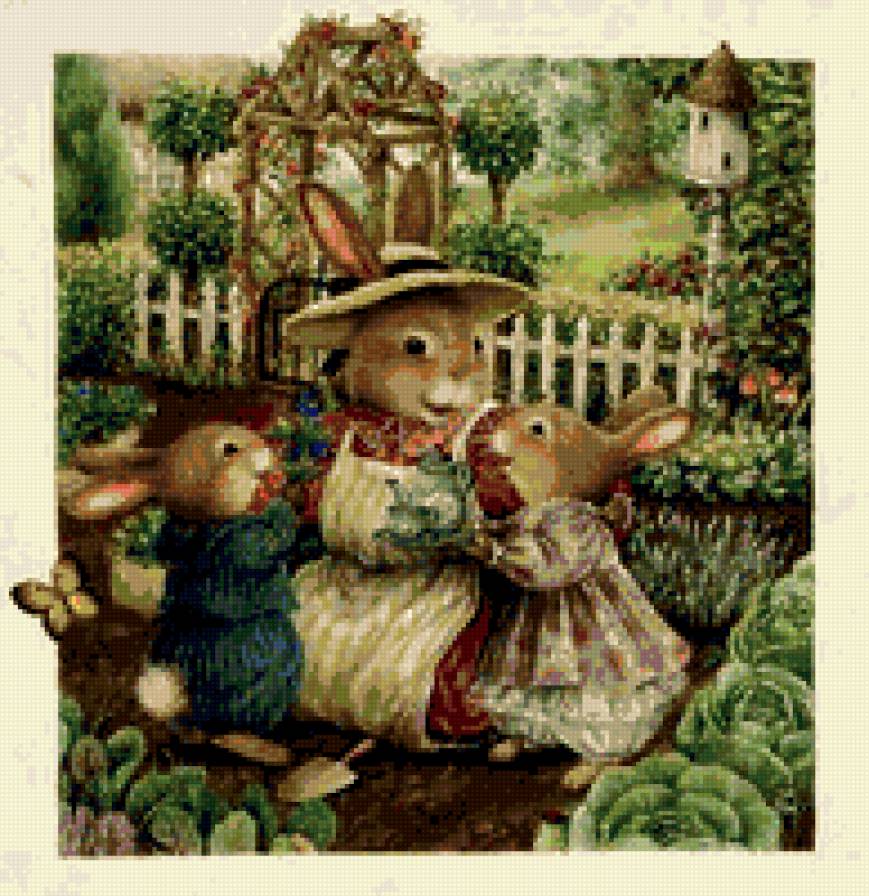 Очаровательный мир созданный Wheeler Susan - в детскую, сказки, животные, иллюстрации, детям, звери - предпросмотр