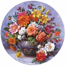 Схема вышивки «букет-2000»