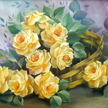 Схема вышивки «Розы»