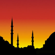 Схема вышивки «Мечеть»