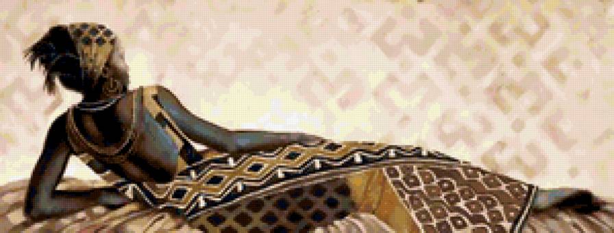 Африканская  девушка - предпросмотр