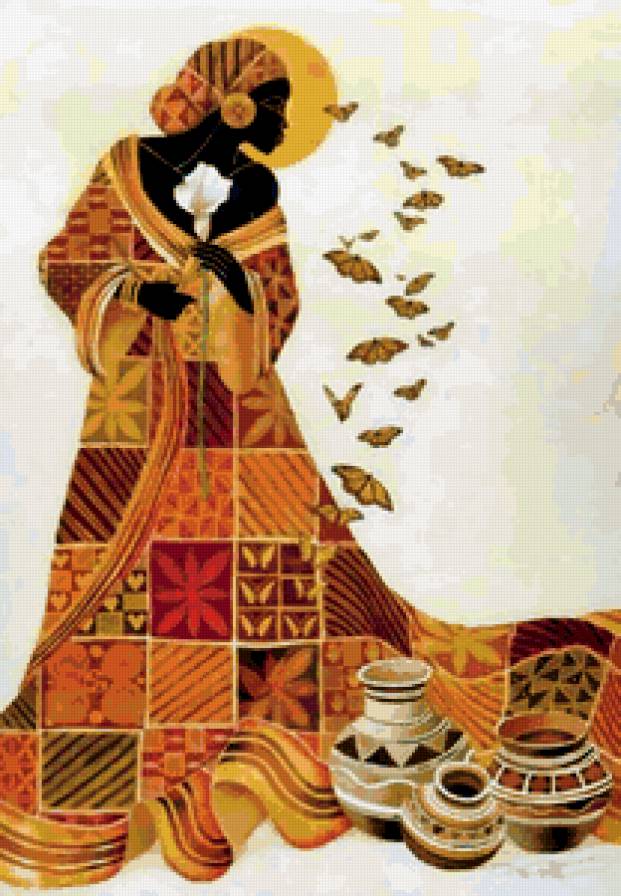 Африканская  девушка - предпросмотр