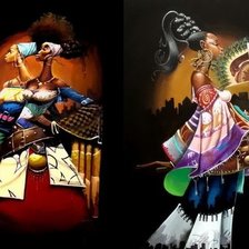 Африканская  девушка