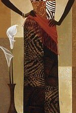 Схема вышивки «Африканская девушка»