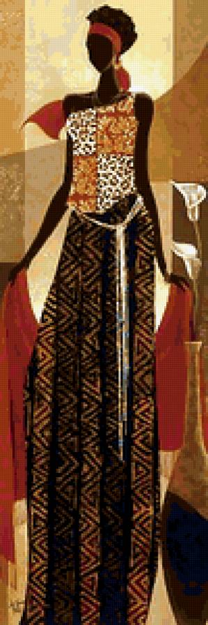 Африканская девушка - предпросмотр