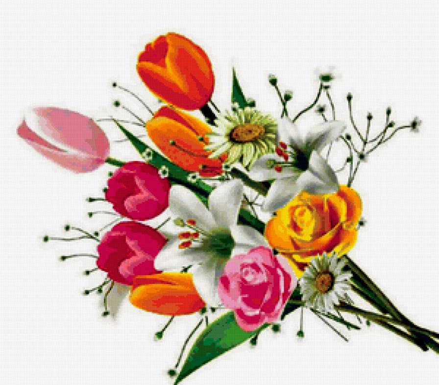 букет - цветы - предпросмотр