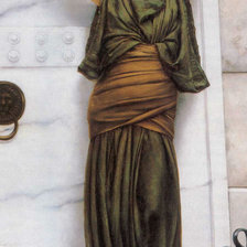 Схема вышивки «Девушка в венке»