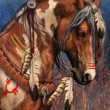 Схема вышивки «лошадь»