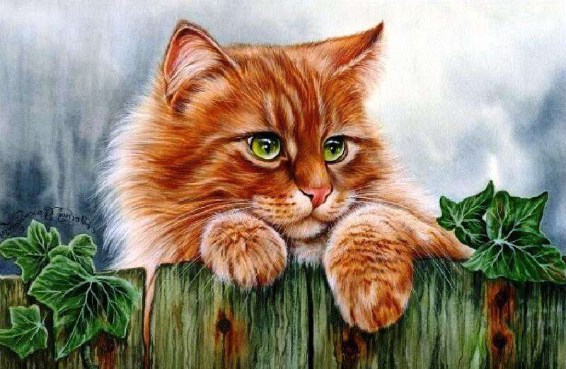 Ирина Гармашова "Коты" - оригинал