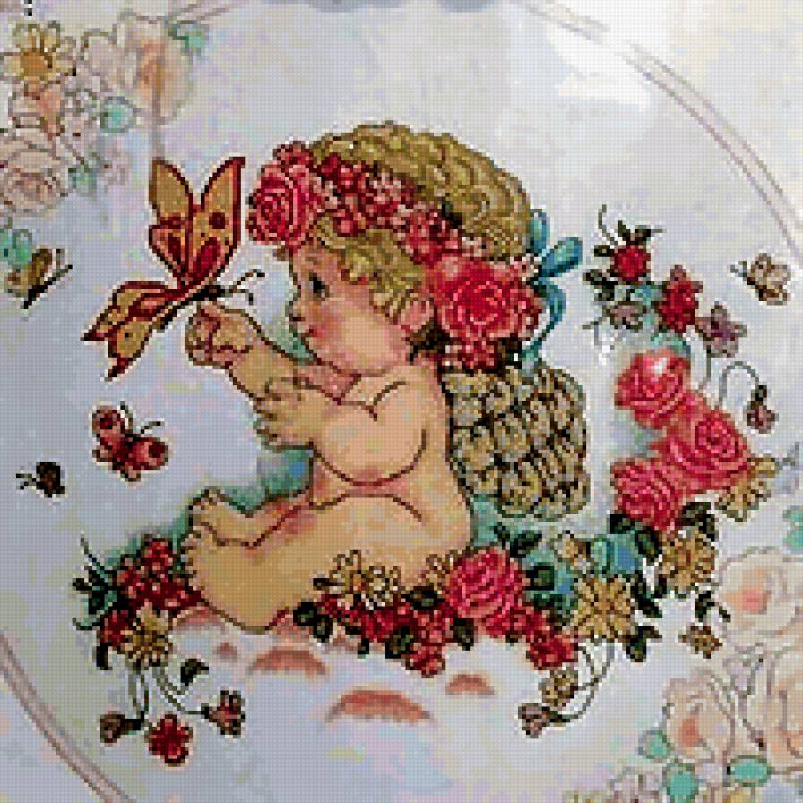 Ангелочек - ангелочек, младенец, ребенок - предпросмотр