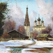 Схема вышивки «Храм»