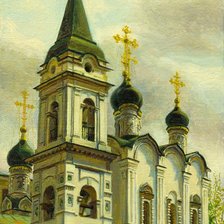 Схема вышивки «Храм»