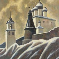 Схема вышивки «Храм»