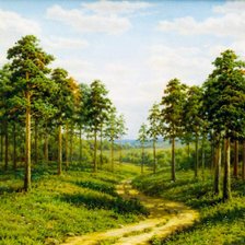 Схема вышивки «Пейзаж»