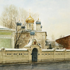 Схема вышивки «Храм»