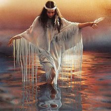 Схема вышивки «Ли Богл серия "Индейцы"»