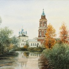 Схема вышивки «Храм»