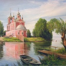 Схема вышивки «Храм»