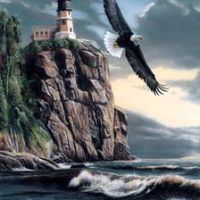 Схема вышивки «орел»