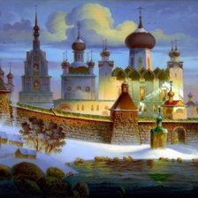 Схема вышивки «Храм»