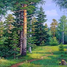 Схема вышивки «Пейзаж»