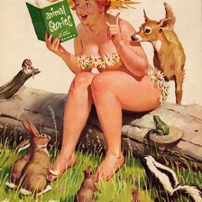 Схема вышивки «толстушка хильда»